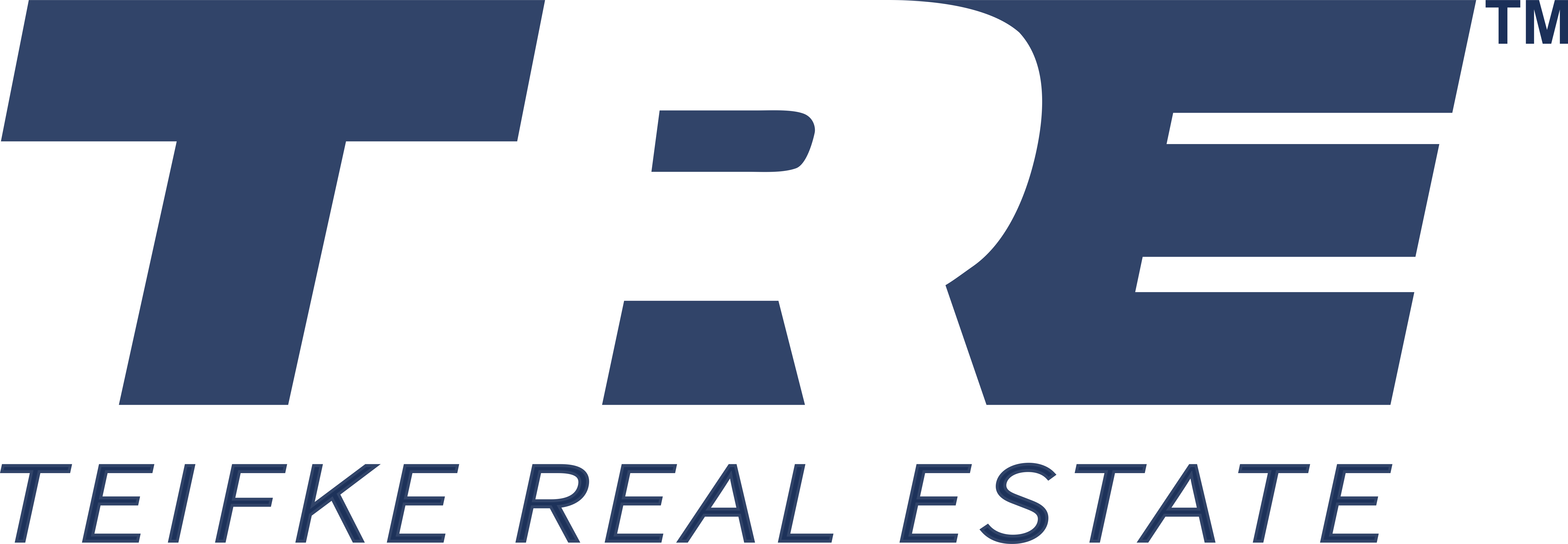 teifke real estate logo blue